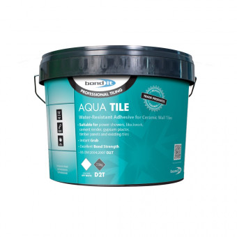 Aqua-Tile Water-Resistant Wall Tile Adhesive