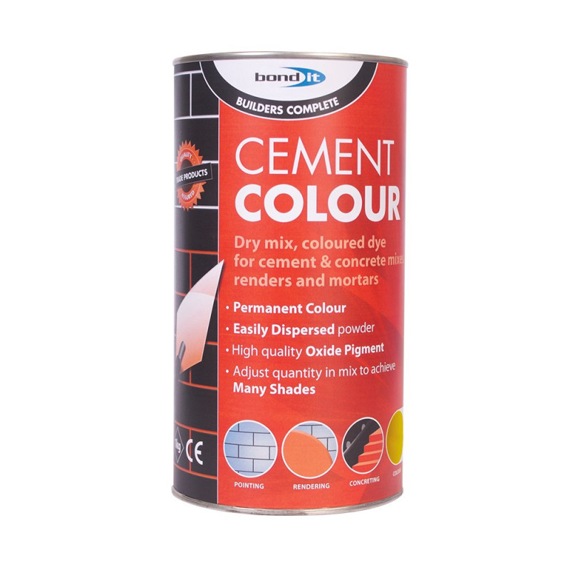 Powdered Cement Dye A range of easy-to-use, chloride-free permanent